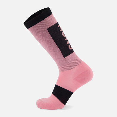 MONS ROYALE Unisex Atlas Merino Snow Sock - Dusty Pink
