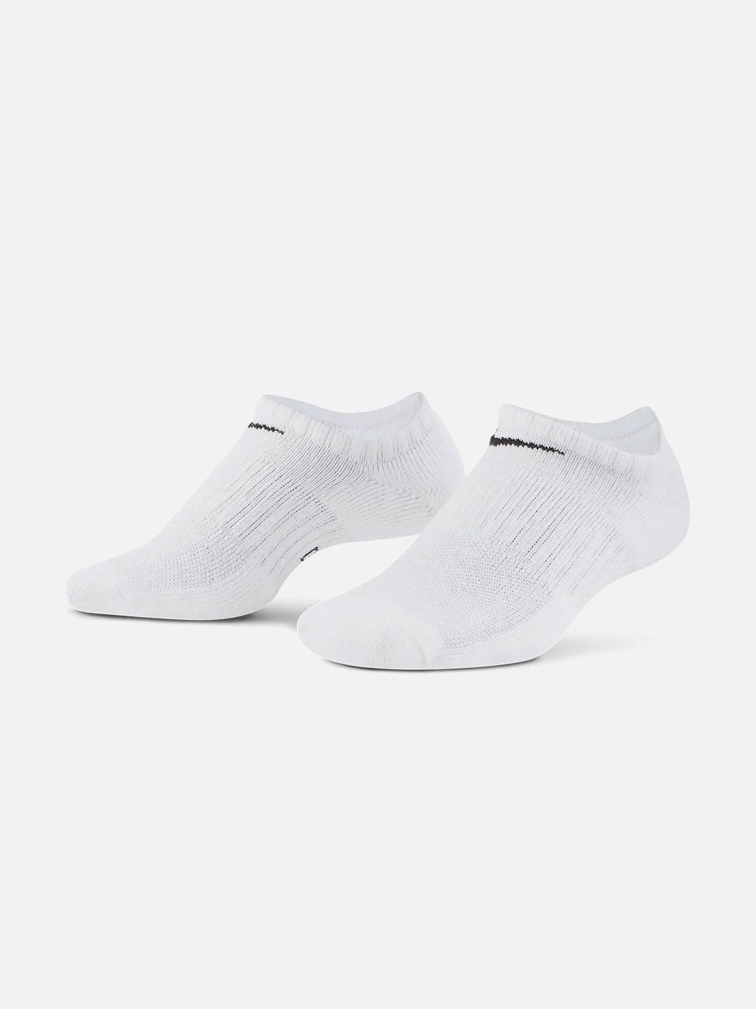 NIKE SB Everyday Cushion No Show Sock (3 Pack) - White/Black