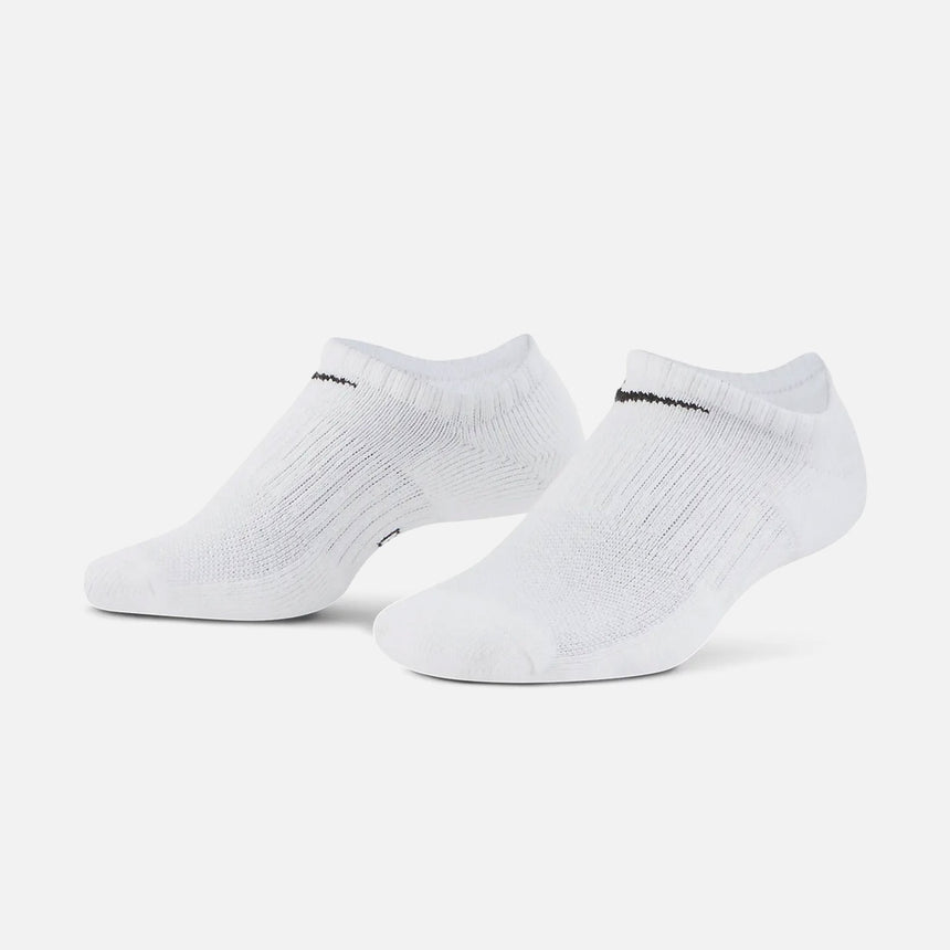 NIKE SB Everyday Cushion No Show Sock (3 Pack) - White/Black