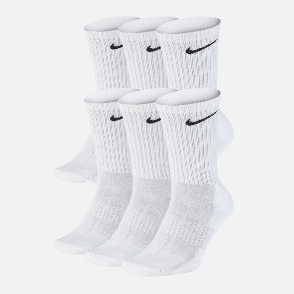 NIKE SB Everyday Cushion Swoosh Sock (6 Pack) - White