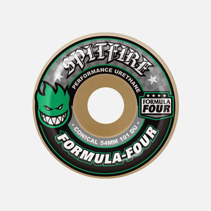 SPITFIRE F4 Conical 101DU Wheels - Green