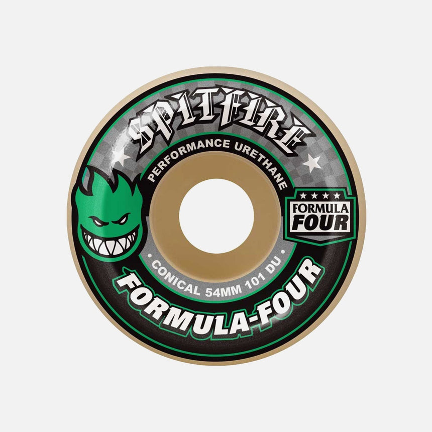 SPITFIRE F4 Conical 101DU Wheels - Green