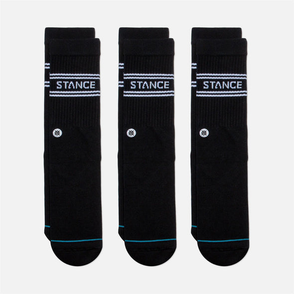 STANCE Basic Crew Sock 3 Pack - Black