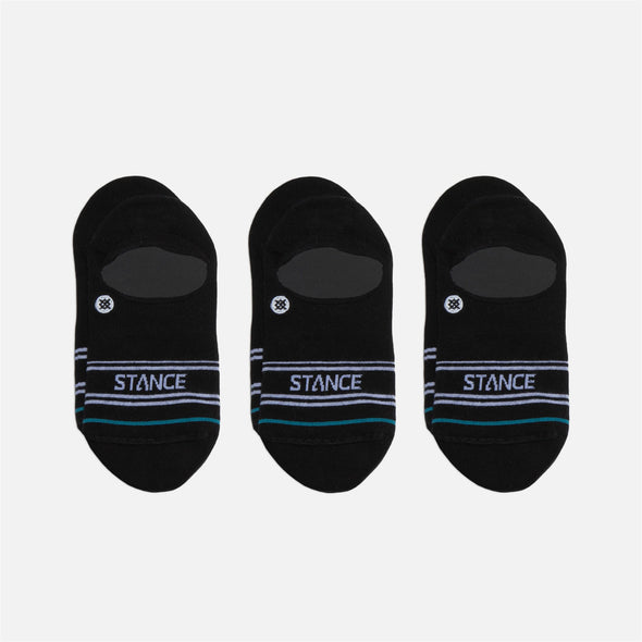 STANCE Basic No Show Sock 3 Pack - Black