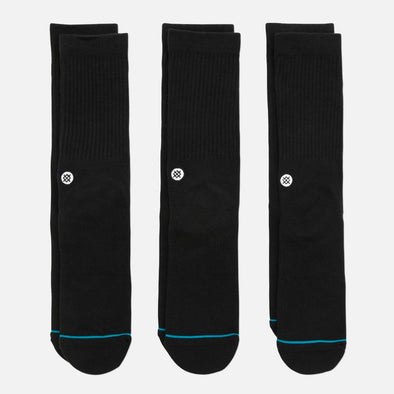 STANCE Icon Sock 3 Pack - Black