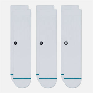 STANCE Icon Sock 3 Pack - White
