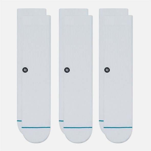 STANCE Icon Sock 3 Pack - White