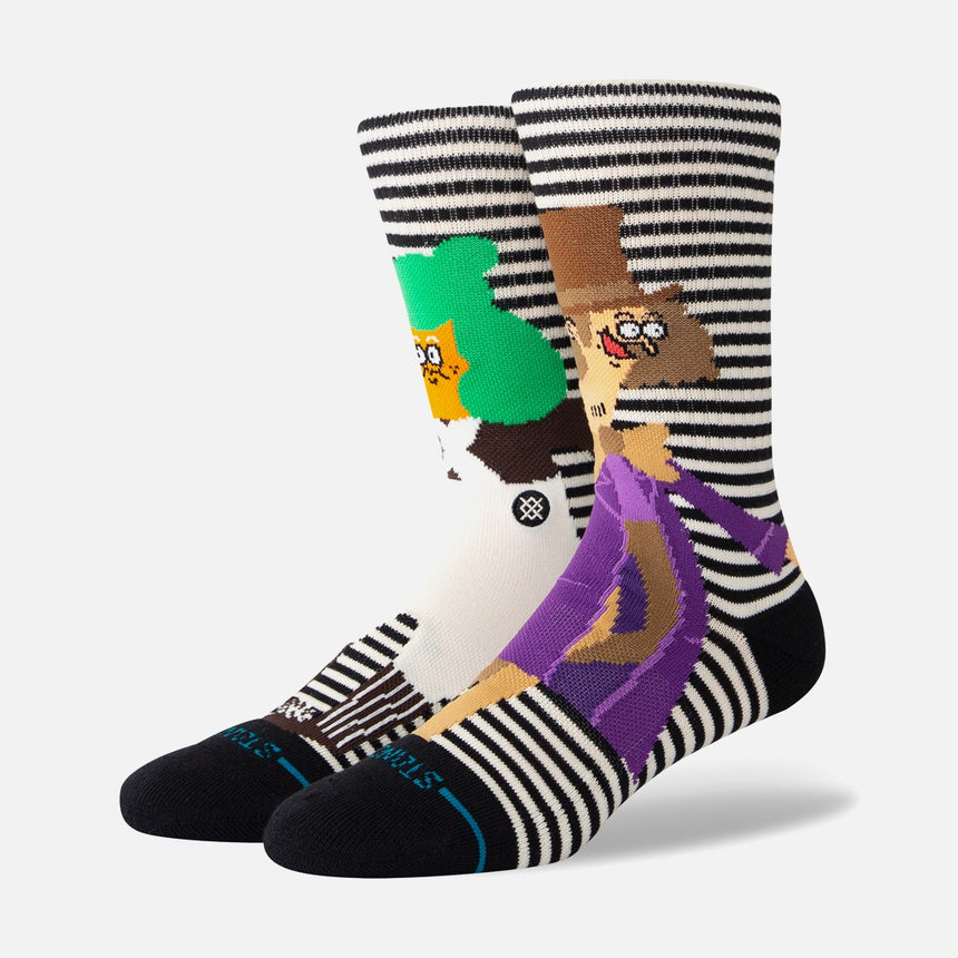 STANCE Oompa Loompa Sock - Black/White