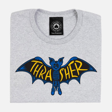 THRASHER Bat Tee - Ash