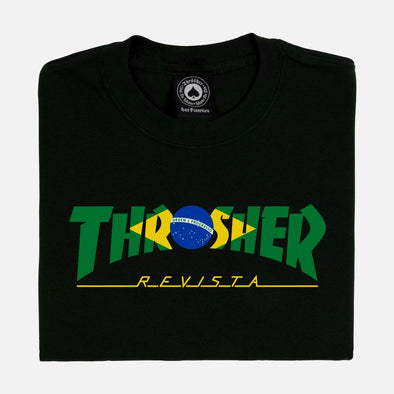 THRASHER Brazil Revista Tee - Black
