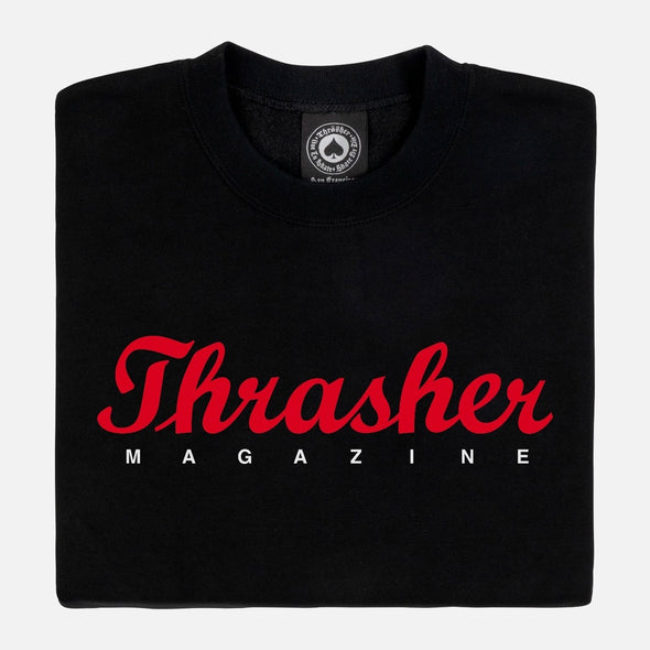 THRASHER Script Crew - Black