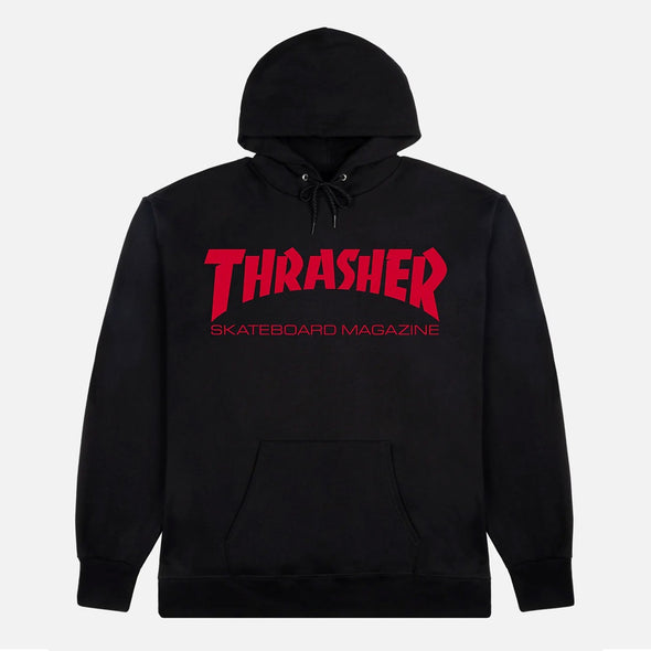 THRASHER Skate Mag Hood - Black/Red