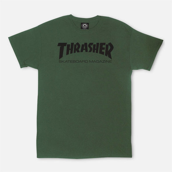 THRASHER Skate Mag Tee - Army Green