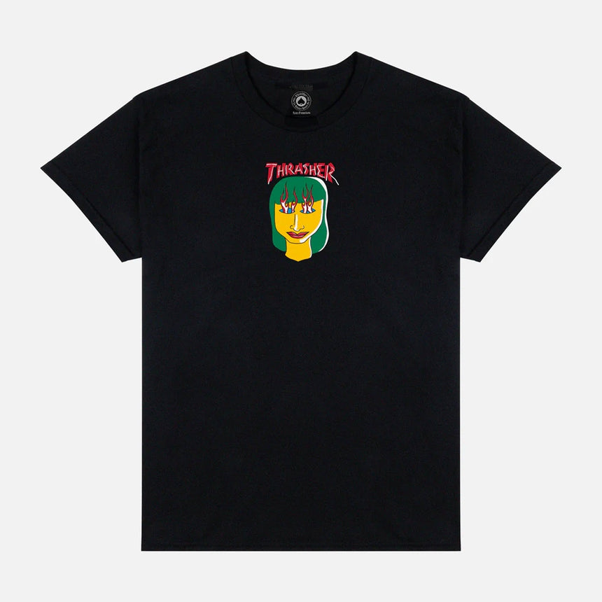 THRASHER Talk Shit Tee - Black
