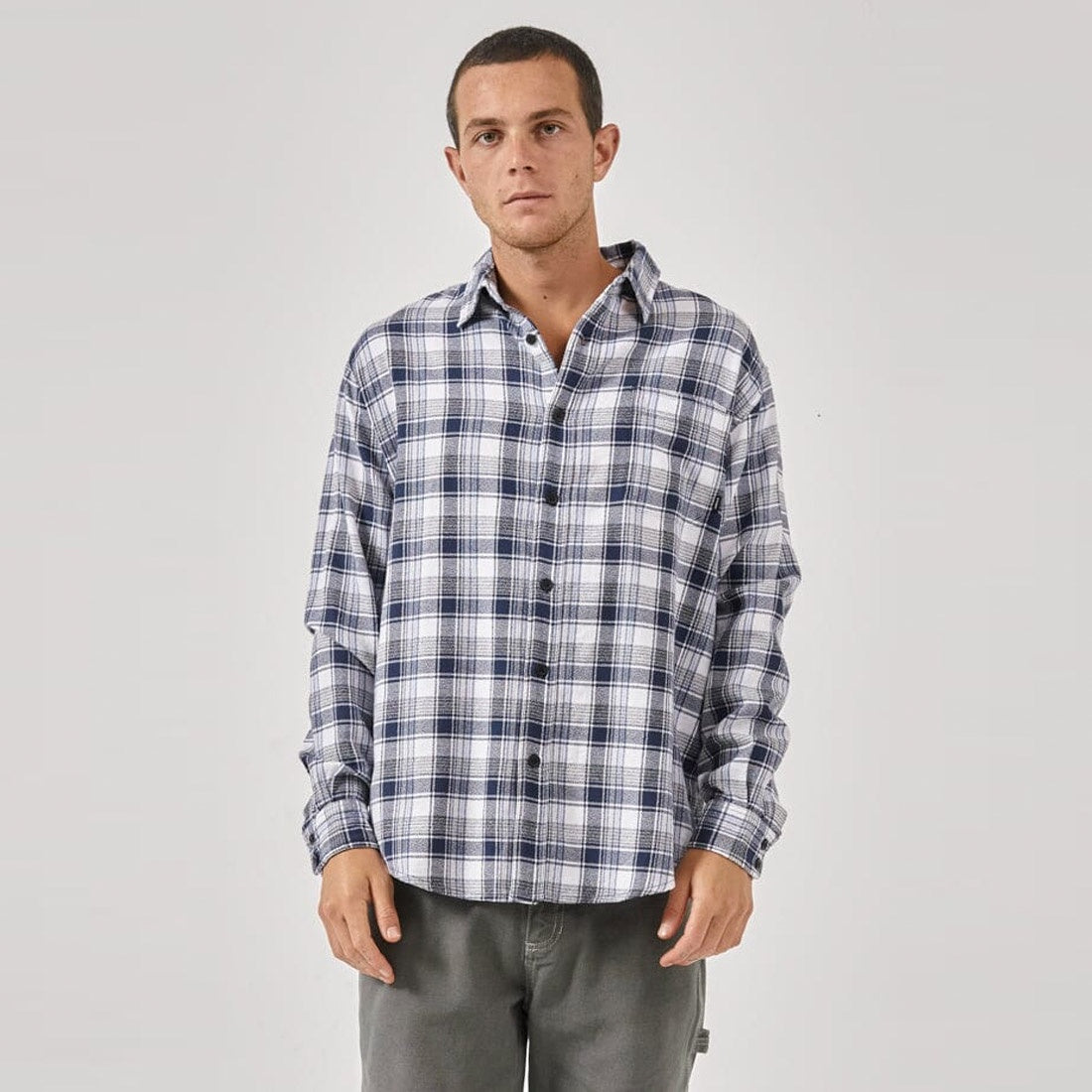 THRILLS Energy Special Long Sleeve Shirt - Navy