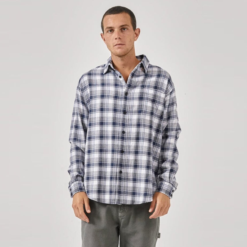 THRILLS Energy Special Long Sleeve Shirt - Navy