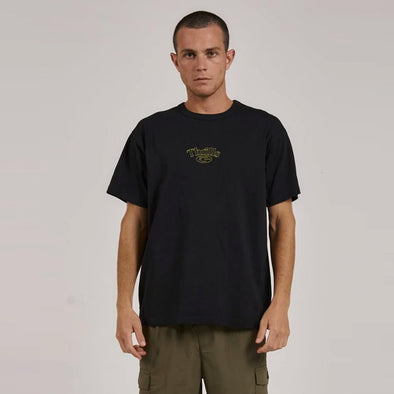 THRILLS Reaction Box Fit Tee - Washed Black
