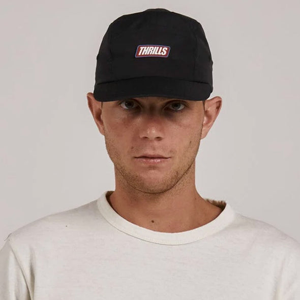 THRILLS Slappy Curved 5 Panel Cap - Black