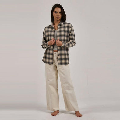 THRILLS Women's Barrio Flannel Shirt - Tarmac