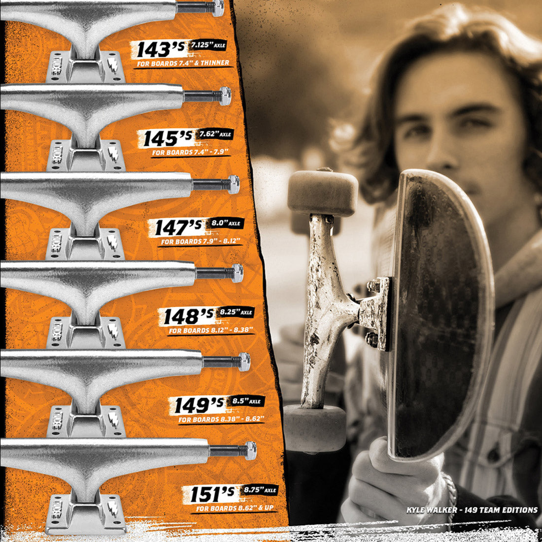THUNDER Optical Light Trucks - Raw/Black