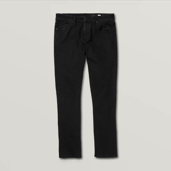 VOLCOM 2x4 Tapered Jeans - Black Out