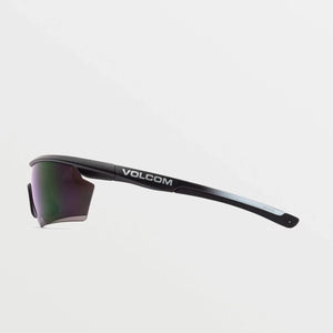 VOLCOM Download Sunglasses - Matte Black Clear Fade
