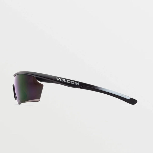 VOLCOM Download Sunglasses - Matte Black Clear Fade