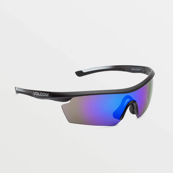 VOLCOM Download Sunglasses - Matte Black Clear Fade