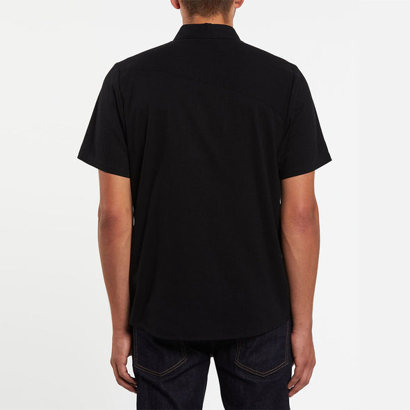 VOLCOM Everett Oxford S/S Shirt - New Black