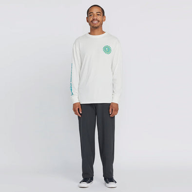 VOLCOM Fty Molchat Long Sleeve Tee - Off White
