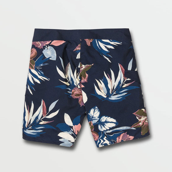 VOLCOM Mod Marble Floral 19" Board Short - Navy