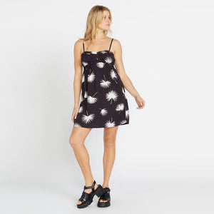 VOLCOM Palm Things Dress - Black/White