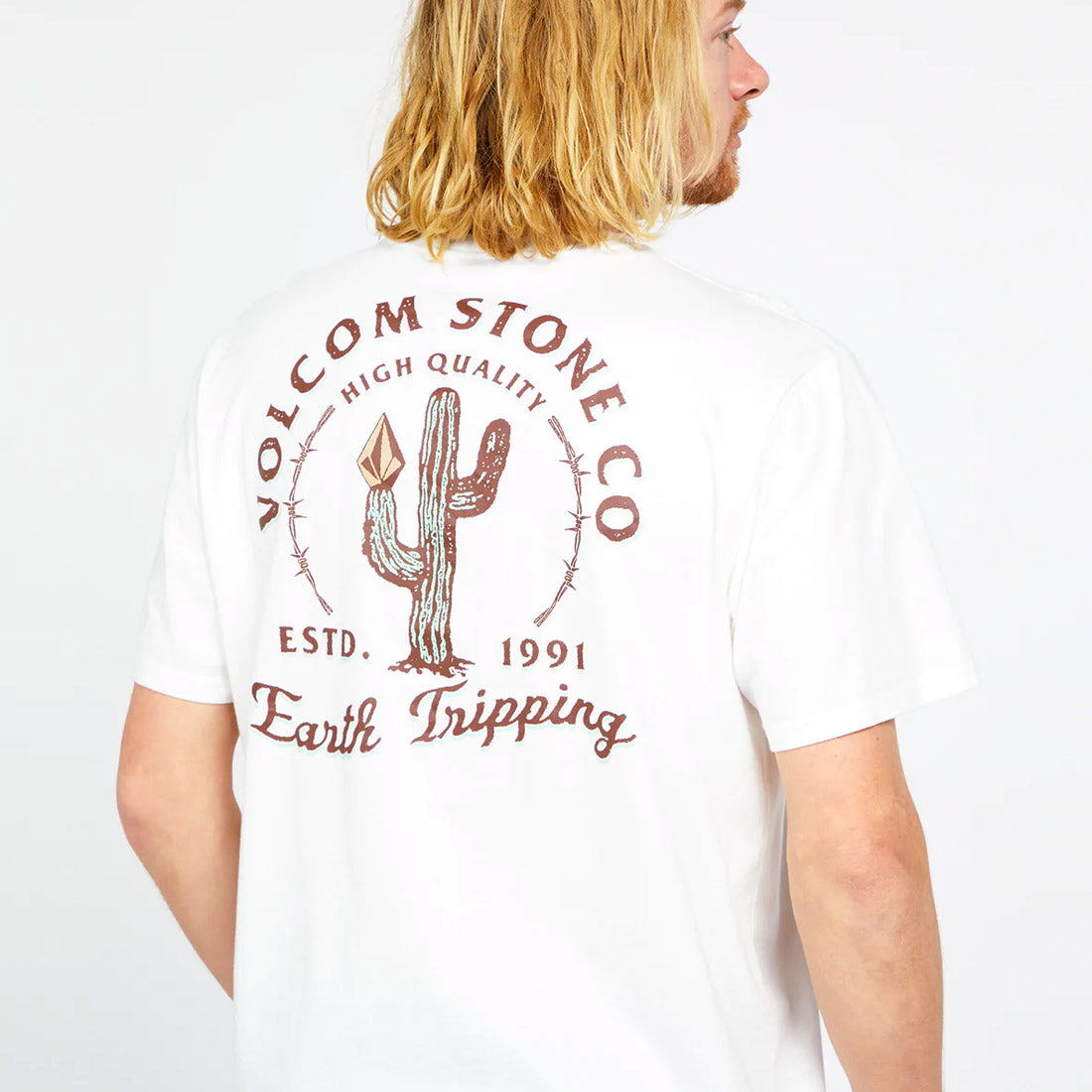 Volcom Skate Vitals Wizard T-Shirt - Off White