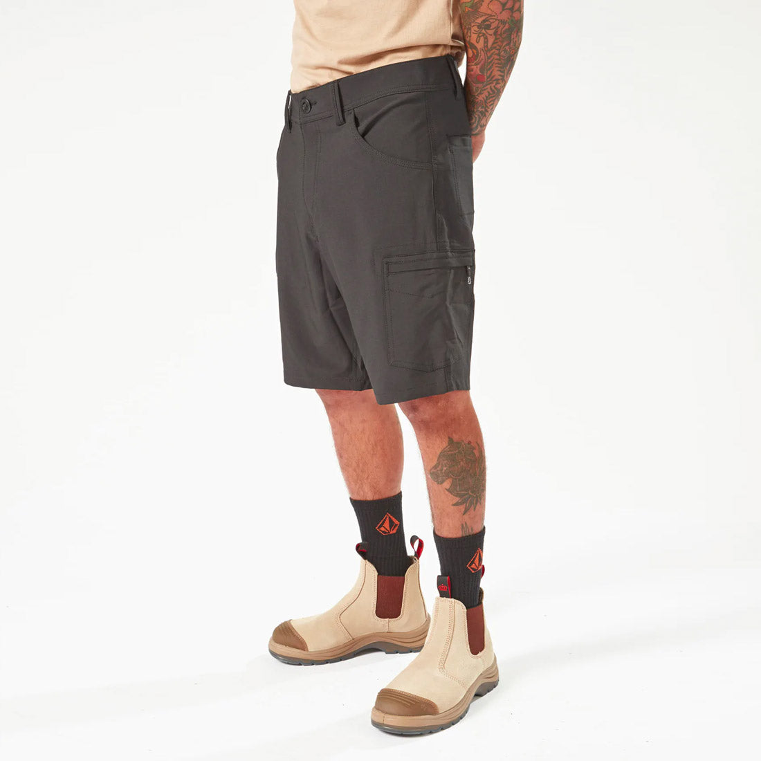 VOLCOM Workwear Slab Hybrid Short 20" - Black