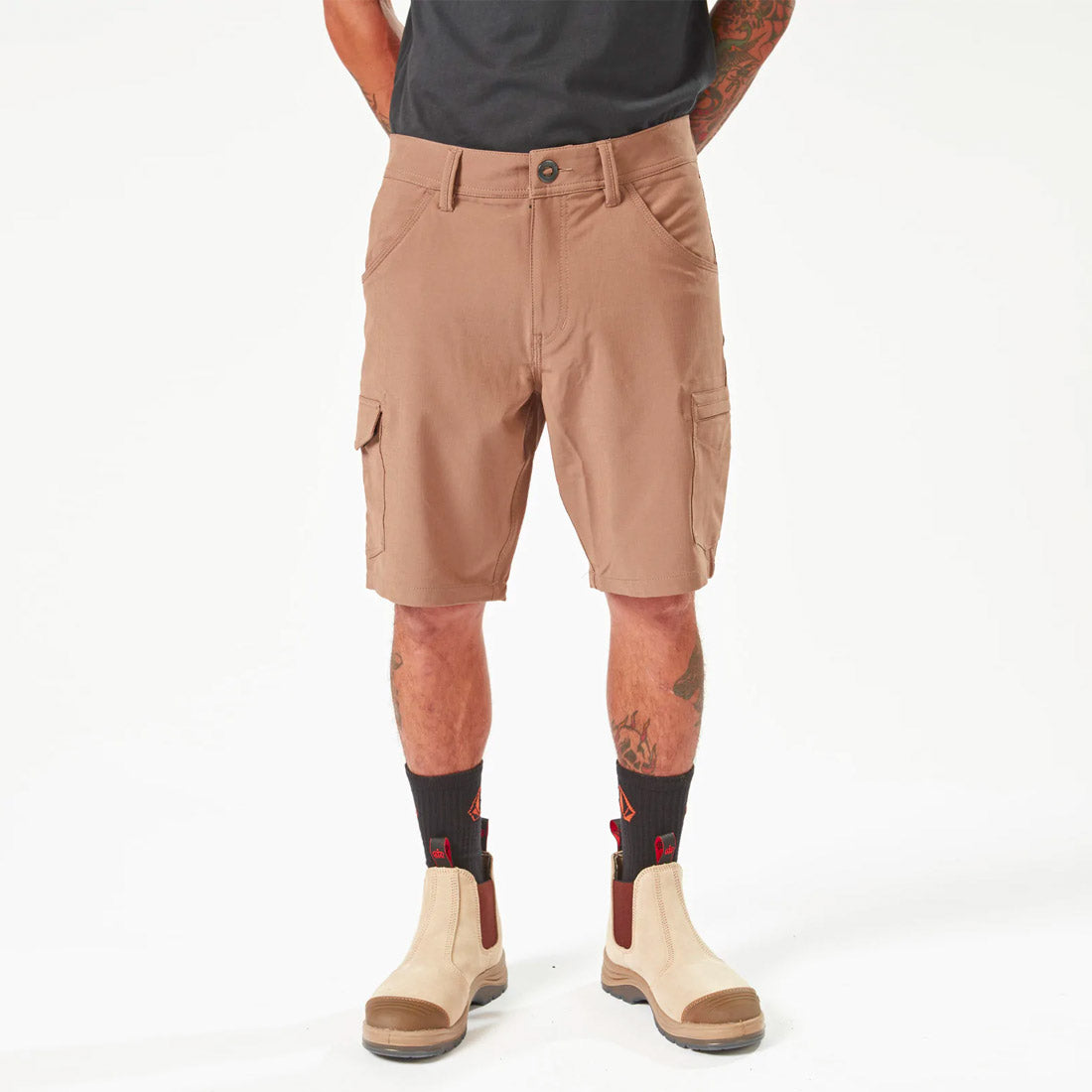 VOLCOM Workwear Slab Hybrid Short 20" - Brindle