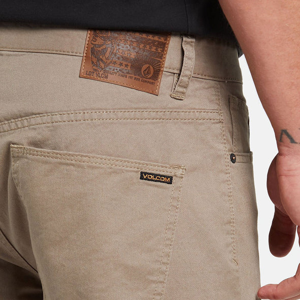 VOLCOM Solver Lite 5 Pocket Shorts - Brindle