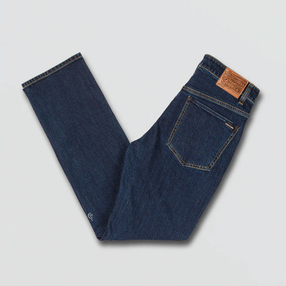 VOLCOM Solver Modern Fit Jeans - Dirty Med Blue