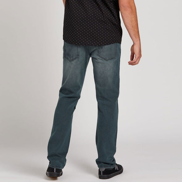 VOLCOM Solver Modern Fit Jeans - Slate Indigo Grey