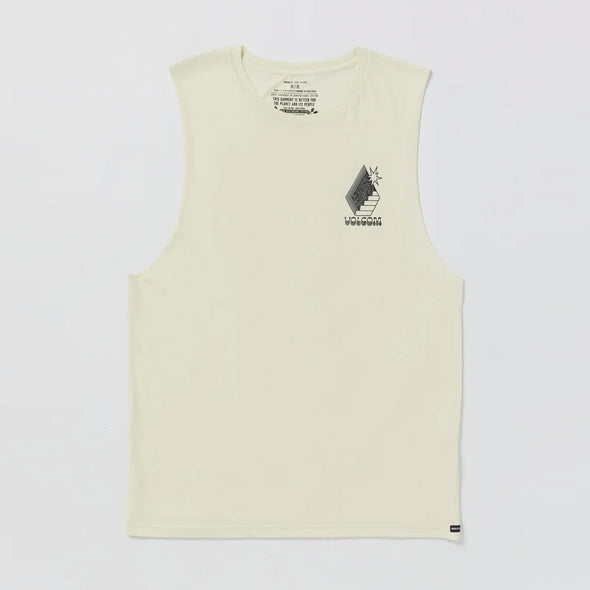 VOLCOM Stairway Muscle - Dirty White