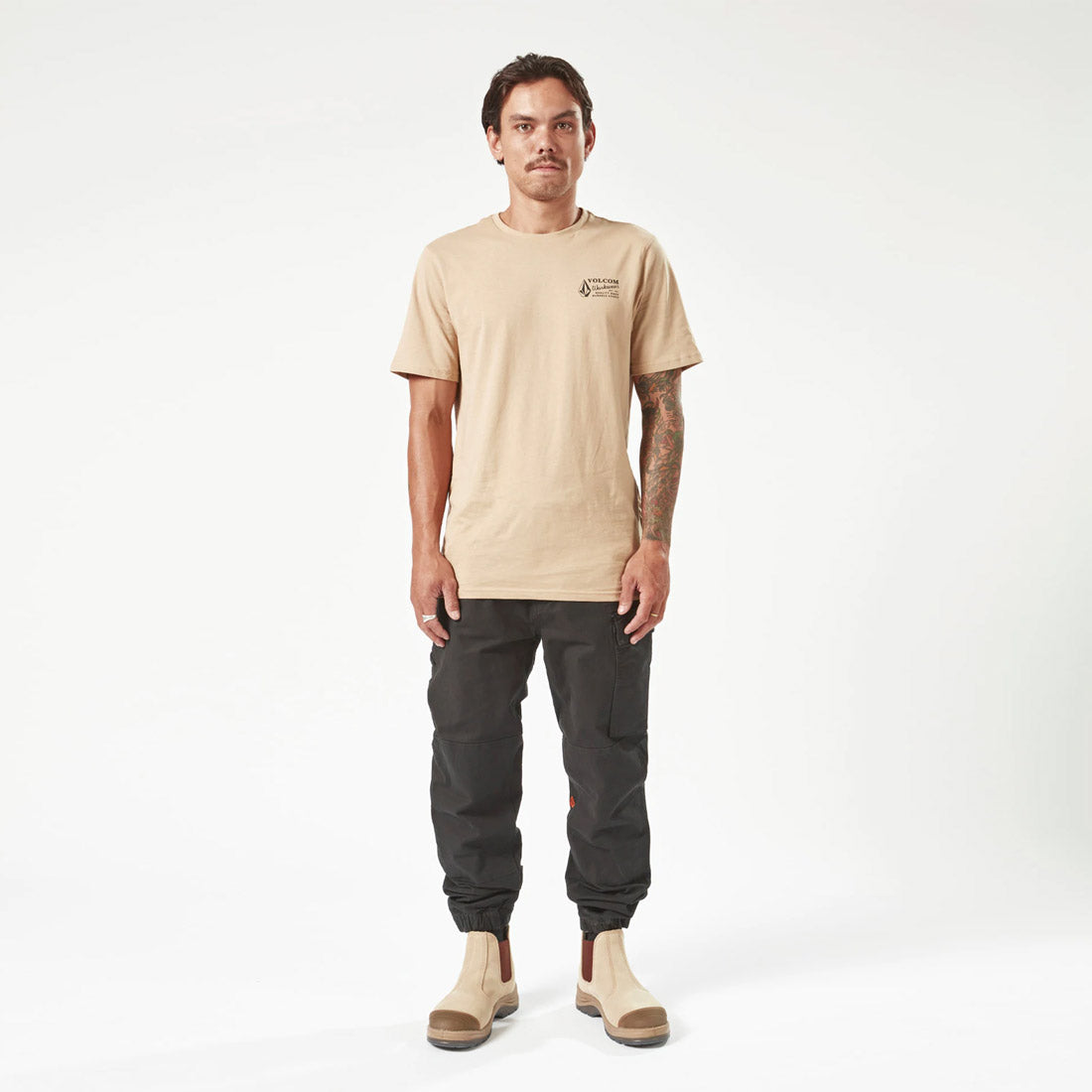 VOLCOM Workwear Caliper Cuffed Pant - Black
