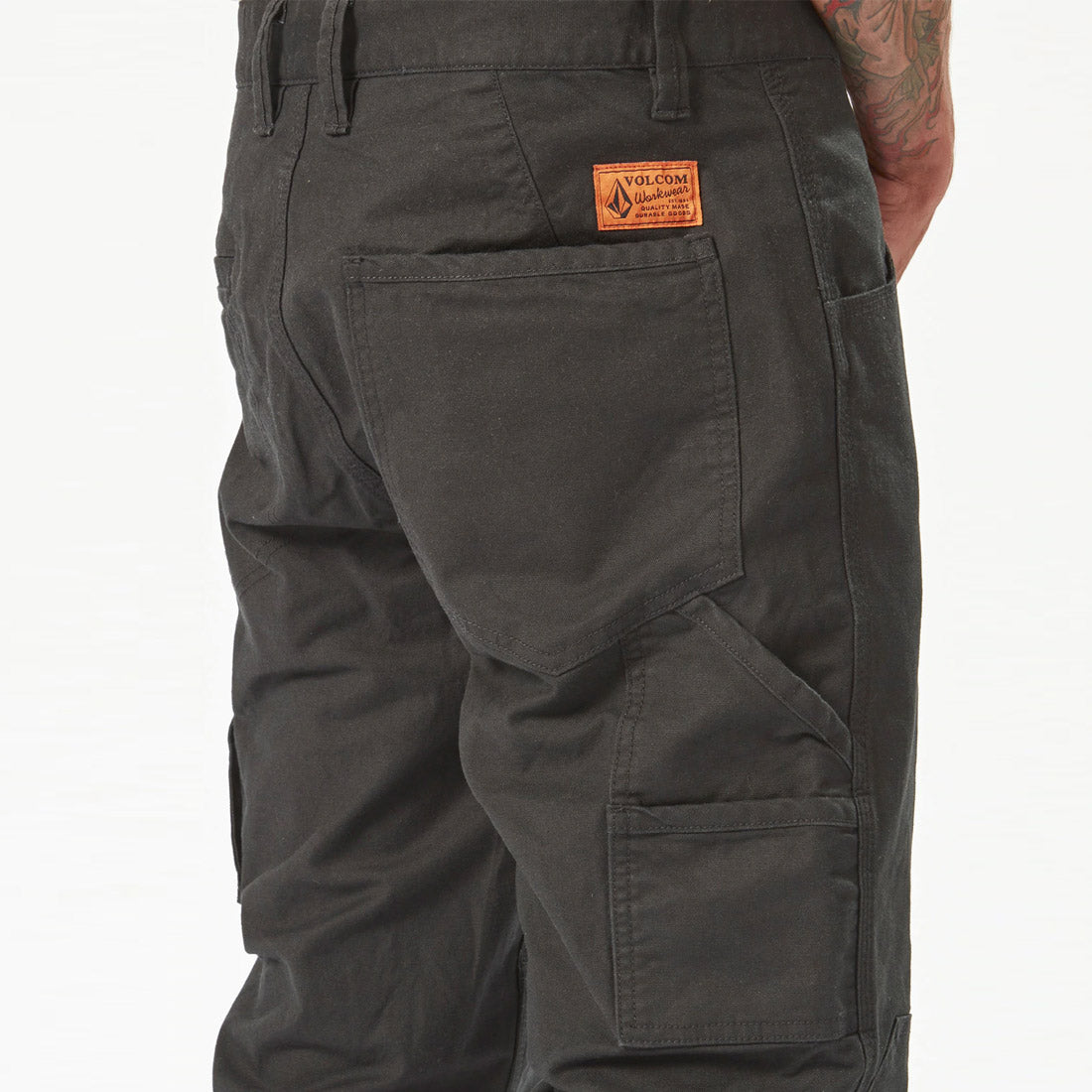 VOLCOM Workwear Caliper Cuffed Pant - Black