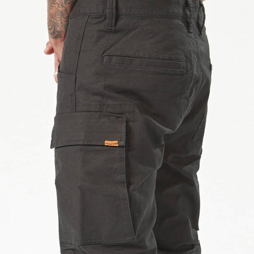VOLCOM Workwear Caliper Cuffed Pant - Black