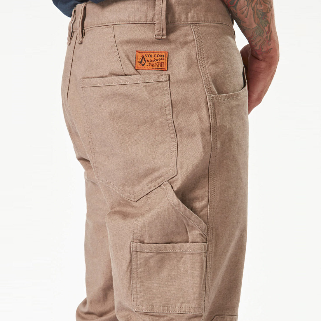 VOLCOM Workwear Caliper Cuffed Pant - Brindle
