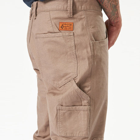 VOLCOM Workwear Caliper Cuffed Pant - Brindle