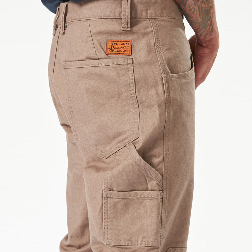 VOLCOM Workwear Caliper Cuffed Pant - Brindle