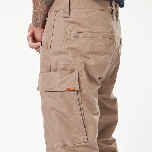 VOLCOM Workwear Caliper Cuffed Pant - Brindle