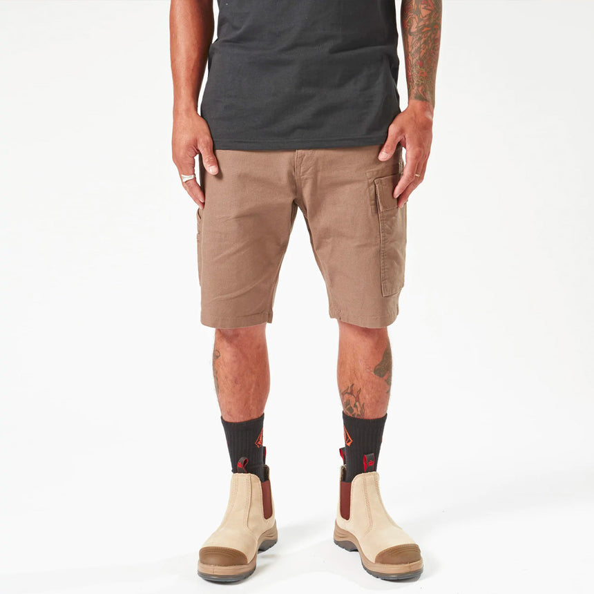 VOLCOM Workwear Caliper Work Short 19" - Brindle