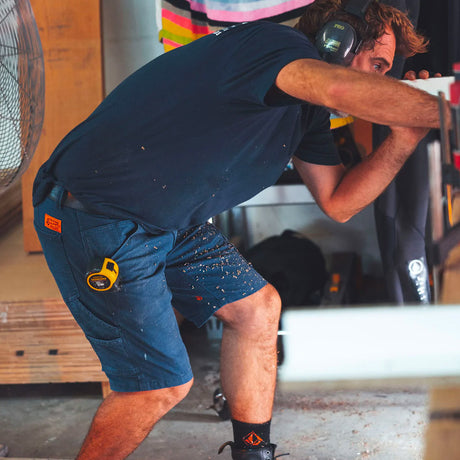 VOLCOM Workwear Caliper Work Short 19" - Navy