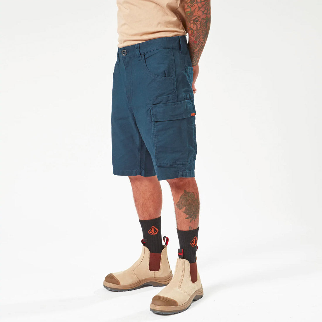 VOLCOM Workwear Caliper Work Short 19" - Navy